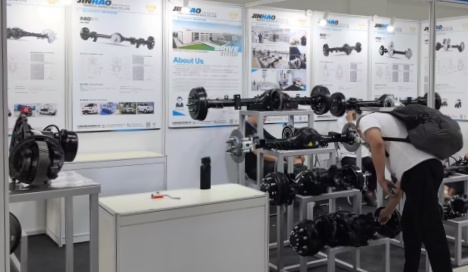 Innovative Rear Axle Solutions Highlighted by Jinhao at Automotive Parts Exhibition