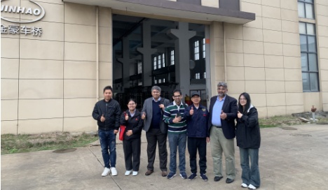 Pakistani Client Visits Jinhao to Explore the New 10kW Powertrain Kit